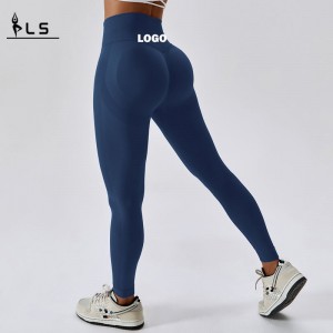 SC10126 Custom Label Fitness Yoga Bezešvá kalhoty legíny legíny legíny spandex pro ženy 2023