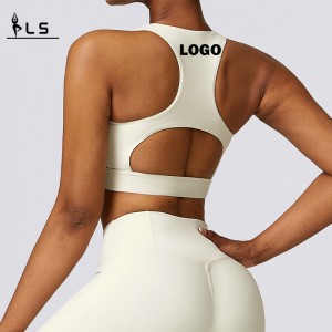 SC10138 Jóga podprsenka Prodávání vlastního loga sportovní podprsenka Fitness Femane Fitness Sports Bra Yoga Sportswear Padded