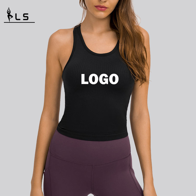 SC102510 Fitness Tank Tank Top Women \\\\\'s trička Rib Tank Top Women Yoga Gym Fitness Workout Vest Vest Oděv