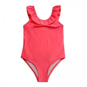 Dítě vlastní plavkyna volánové popruh dětské plavky Oem Swimwear Beachwear Kids